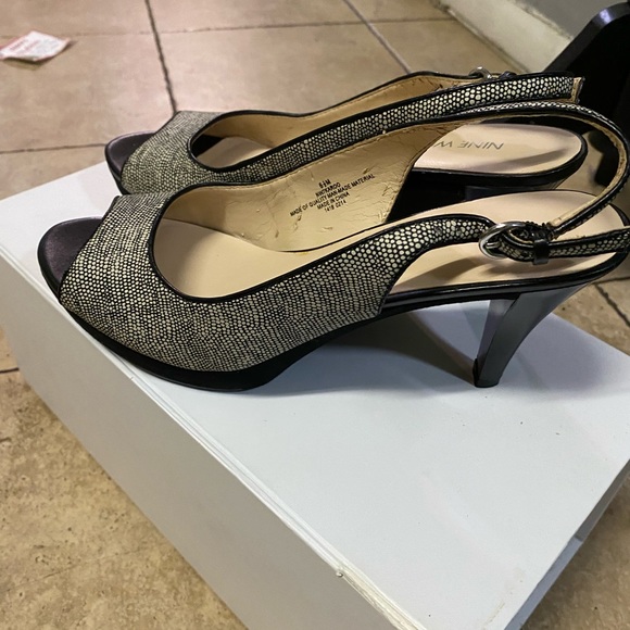 Open toe Nine West heel - Picture 2 of 5
